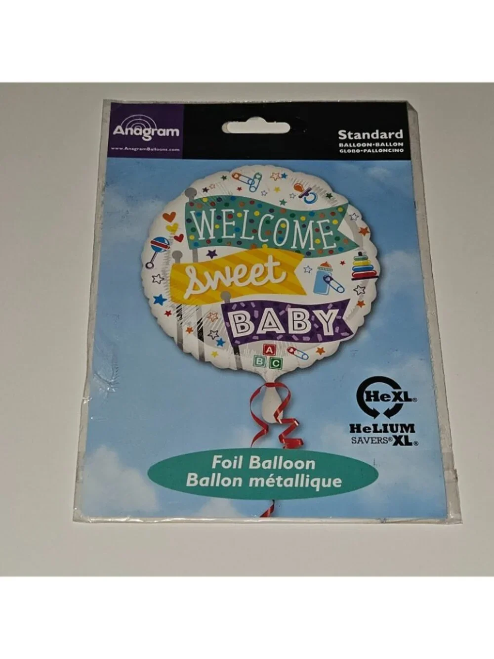 NEW 4 Welcome Little One Sweet Baby Shower Foil Balloons Lot 17